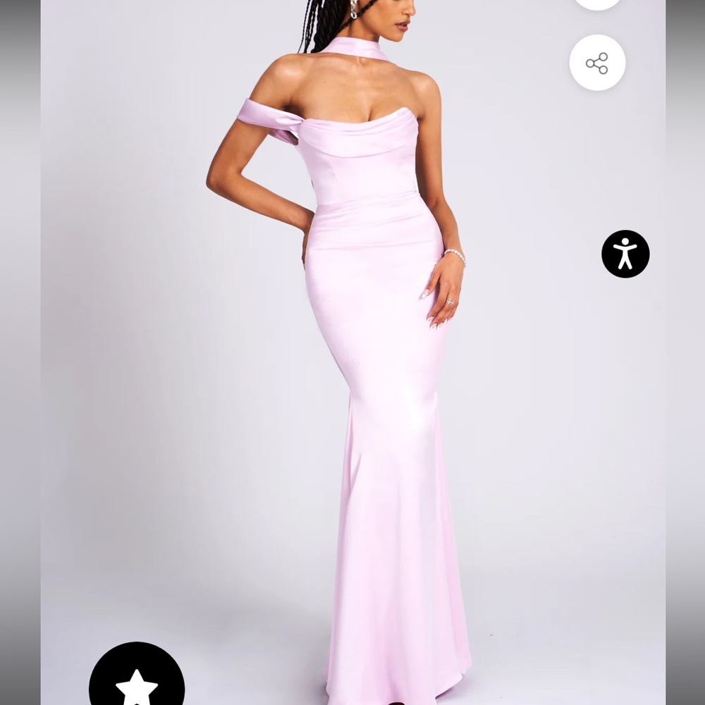 Miss circle lilac dress